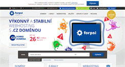 Desktop Screenshot of forpsi.com